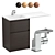 BelBagno Kraft-LVD 60 Vanity Set 3D model small image 1
