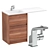 BelBagno Kraft-LVD 60 Vanity Set 3D model small image 4