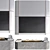 Corona Vray TV Wall Model 3D model small image 1
