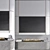 Corona Vray TV Wall Model 3D model small image 4
