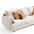 Premium 3-Seater Sofa: Luxury Living 3D model small image 3