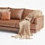 Premium 3-Seater Sofa: Luxury Living 3D model small image 6