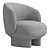  Luxe 2014 Armchair Furniture Paris 3D model small image 2