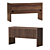 Modern Prism Wood Credenza Mesh Design 3D model small image 2