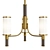 Elegant Arteriors Paulino Chandelier 3D model small image 2