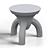 Tripod Accent Table stand 3D model small image 2