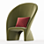 Frigerio Mayu Armchair 3D Model 3D model small image 1