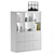 KALLAX Shelving Unit 6 Inserts 3D model small image 3