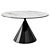 Sanremo Round Dining Table with Ceramic Top 3D model small image 1