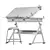 Adjustable Drawing Table with Chair 3D model small image 5