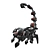 Sculpted Scorpio Chair - 3D Model 3D model small image 1