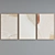 Abstract Modern Picture Frame Set 3D model small image 2