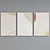 Abstract Modern Picture Frame Set 3D model small image 4