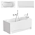 Modern Acrylic Nike Bath 150*70 3D model small image 1