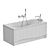 Modern Acrylic Nike Bath 150*70 3D model small image 3