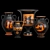 Handcrafted Ancient Greek Clay Vases 3D model small image 5