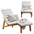 Mercana Pierre Chaise Lounge Chair 3D model small image 3