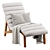 Mercana Pierre Chaise Lounge Chair 3D model small image 4