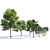 Urban Park Trees Collection 3D model small image 3