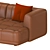 Modern Hay Quilton Sofa Sectional 3D model small image 2