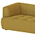 Modern Hay Quilton Sofa Sectional 3D model small image 3