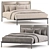 Modern iko Bed Design Set 3D model small image 3