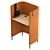 Modern Office Desk by Pedrali 3D model small image 15