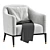 Modern Minimalist Furniture: SHIPROK Chair 3D model small image 2