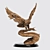  Majestic Hawk Wood Carving 3D model small image 8