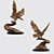  Majestic Hawk Wood Carving 3D model small image 9