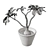 Bignonia Flowerpot Decorative Model 3D model small image 2