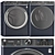 GE Washer Dryer Duo : Energy-Efficient Combo 3D model small image 1