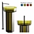 Luxury Opale Freestanding Washbasin Set 3D model small image 1