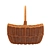 Oval Wicker Basket With Handle 3D model small image 2