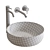 Ceramica Nova Element White Matte Sink 3D model small image 2