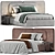 Sleek Angelo Bed Mini Style 3D model small image 2