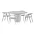 Modern Brown Dining Set. Exceptional 3D model small image 3