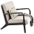 Scandinavian Style Lounge Chair mbedtls 3D model small image 4