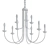  Nine Light Chandelier (2014 Model) 3D model small image 2