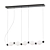 Elegant Chronos Suspension Lamp 3D model small image 1