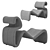 Ergonomic Etcetera Lounge Chair 3D model small image 1