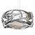 Sleek Modern Suspension Lamp 3D model small image 1