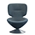 Design 2022 Moon Armchair Export 3D model small image 2