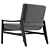 Modern Easy Chair UV-Unwrapped 3D Model 3D model small image 4