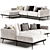 Modern Boconcept Carlton Sofa 3D Model 3D model small image 2