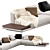 Sleek 2013 Minotti Modular Sofa 3D model small image 4