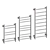 Electric Towel Warmer EWRIKA Penelopa KV7 3D model small image 4