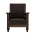 Posen Tufted Lounge Armchair 3D model small image 2