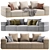 Modern Cordoba Sofa by Cazarina 3D model small image 1