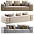 Modern Cordoba Sofa by Cazarina 3D model small image 5